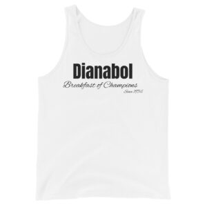 Dianabol Breakfast of Champions since 1956 (in black letters) Tank Top