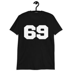 Alternative view of Tommy Lee 69 (Square Font) T-Shirt