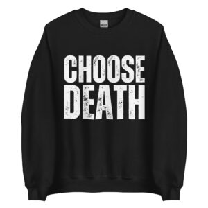 Alternative view of Nikki Sixx CHOOSE DEATH Sweatshirt
