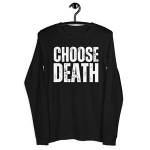 Alternative view of Nikki Sixx CHOOSE DEATH Long Sleeve Shirt