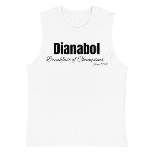 Dianabol Breakfast of Champions since 1956 (in black letters) Muscle Shirt