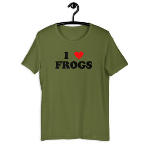 Alternative view of I Love FROGS T-shirt