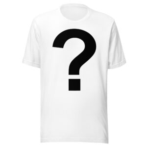 Question Mark t-shirt