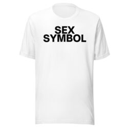 SEX SYMBOL (in black letters) T-Shirt