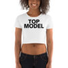 TOP MODEL (in black letters) Crop Top