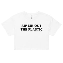 Rip Me Out The Plastic Latto crop top (Relaxed fit)