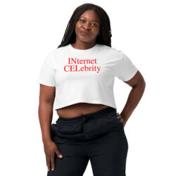 Alternative view of INternet CELebrity INCEL crop top (Relaxed fit)