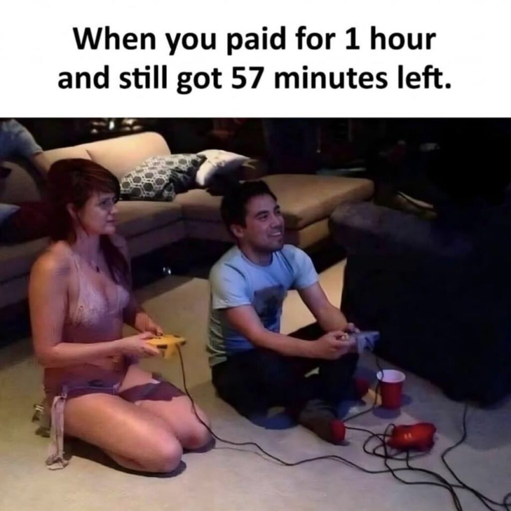 57 minutes left with the Escort