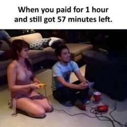 57 minutes left with the Escort