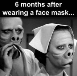 6 months After Wearing A Face Mask meme