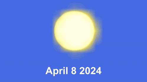 April 8 2024 Solar Eclipse GIF
