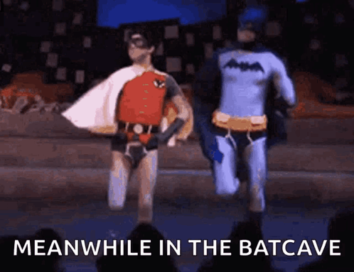Bat Dance Batman Robin GIF