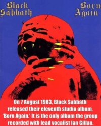 Black Sabbath Born Again album 1983