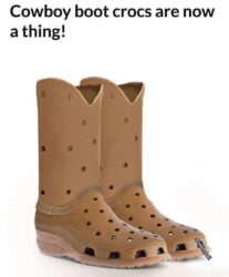 Cowboy Boot Crocs