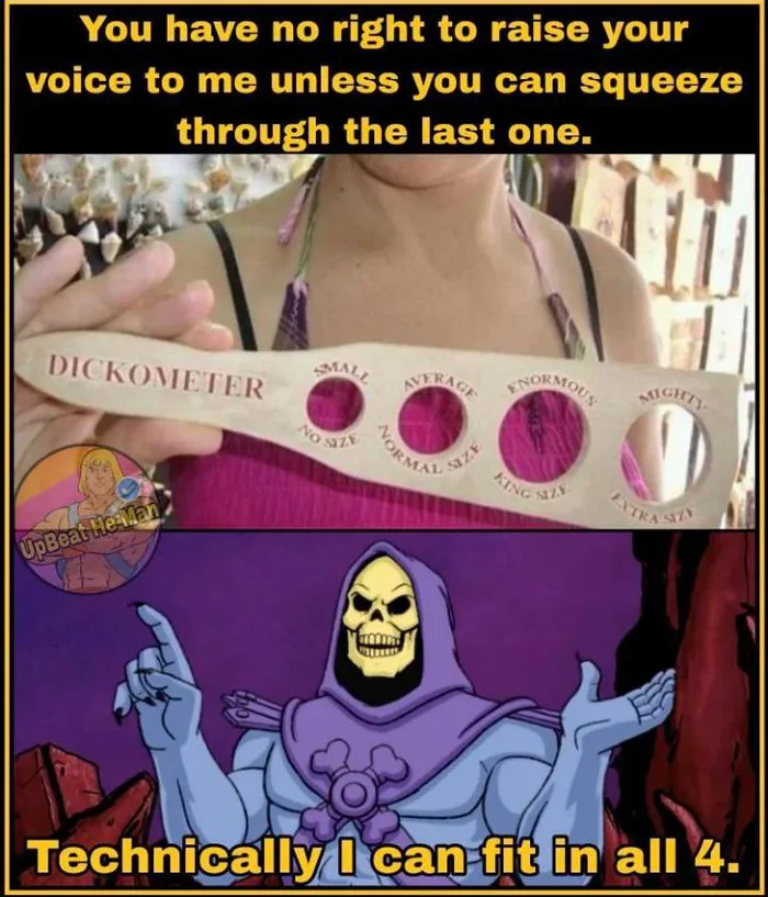 DICKOMETER I can fit in all 4