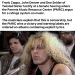 Dee Snider vs PMRC