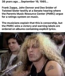 Dee Snider vs PMRC