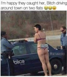 Driving Around On Two Flats