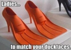 Duckface High Heels