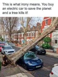 Electric Car Irony