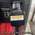Gas Nozzle Caution - Do Not Insert In Mouth or Rectum