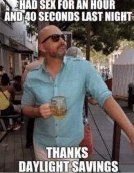 Had Sex For An Hour And 40 Seconds Last Night