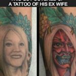 He Covered Up A Tattoo Of His Ex Wife