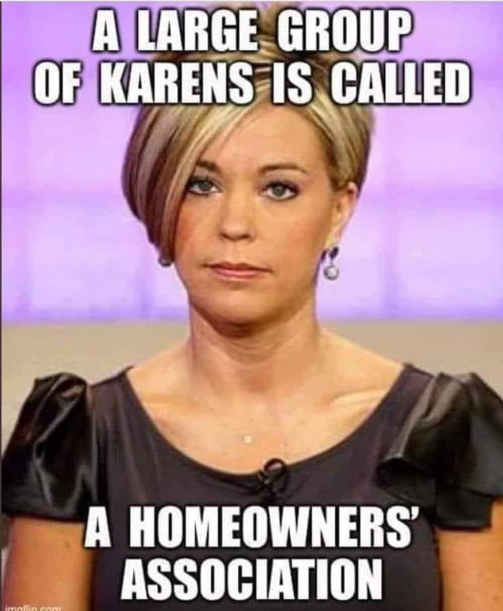 Homeowners' Association aka The Karens
