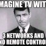 Imagine TV with 3 Networks and No Remote Control