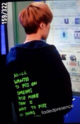 K-pop idol EXO Lay inappropriate hoodie