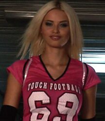 Caylian Curtis / Kathy Lee cheerleader 69 touch football