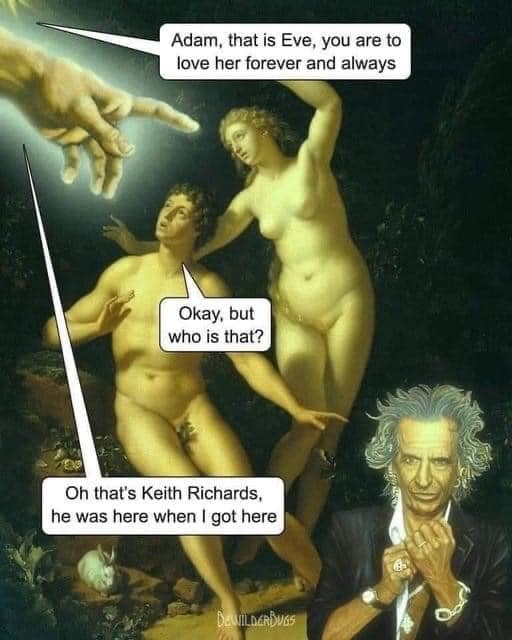 Keith Richards then now forever