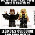 LEGO Ozzy Osbourne and Zakk Wylde