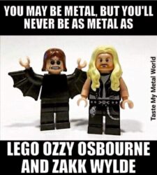 LEGO Ozzy Osbourne and Zakk Wylde