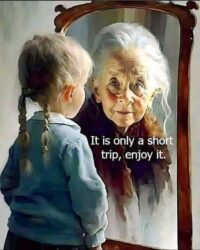 Life is only a short trip Enjoy it