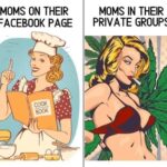 MOMS on their Facebook Page vs MOMS in their Private Groups