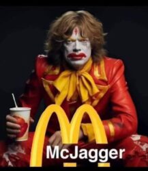 McJagger = McDonalds + Mick Jagger