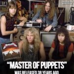 MetallicA MASTER OF PUPPETS was released 38 years ago - March 3 1986