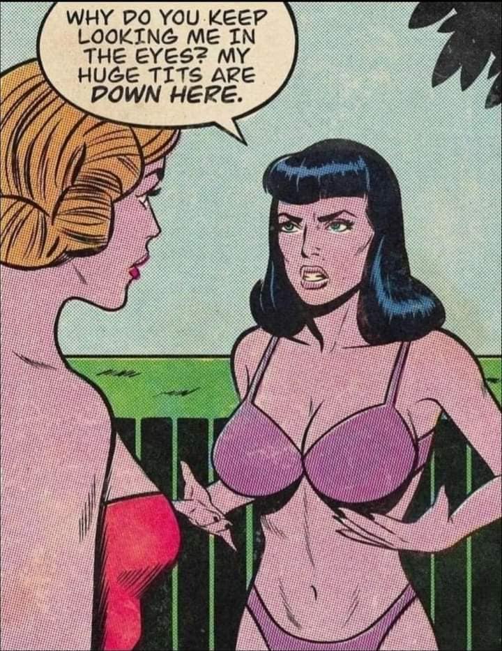 My Huge Tits Are Down Here