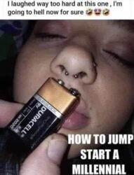 Nose Piercings Duracell battery meme