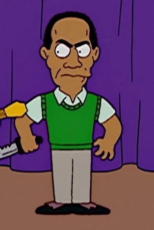 OJ Simpson in The Simpsons