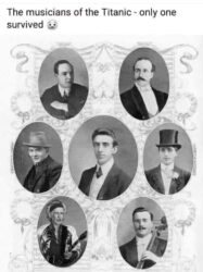 Only One Musician of the Titanic Survived