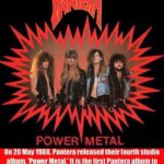 Pantera - Power Metal - Today in history