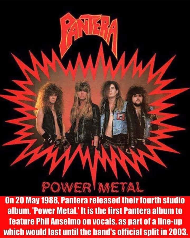 Today in history: Pantera - Power Metal - PYGear.com