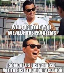 Posting Your Problems on Facebook