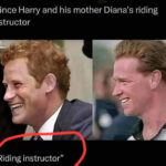 Prince Harry and Diana's riding instructor