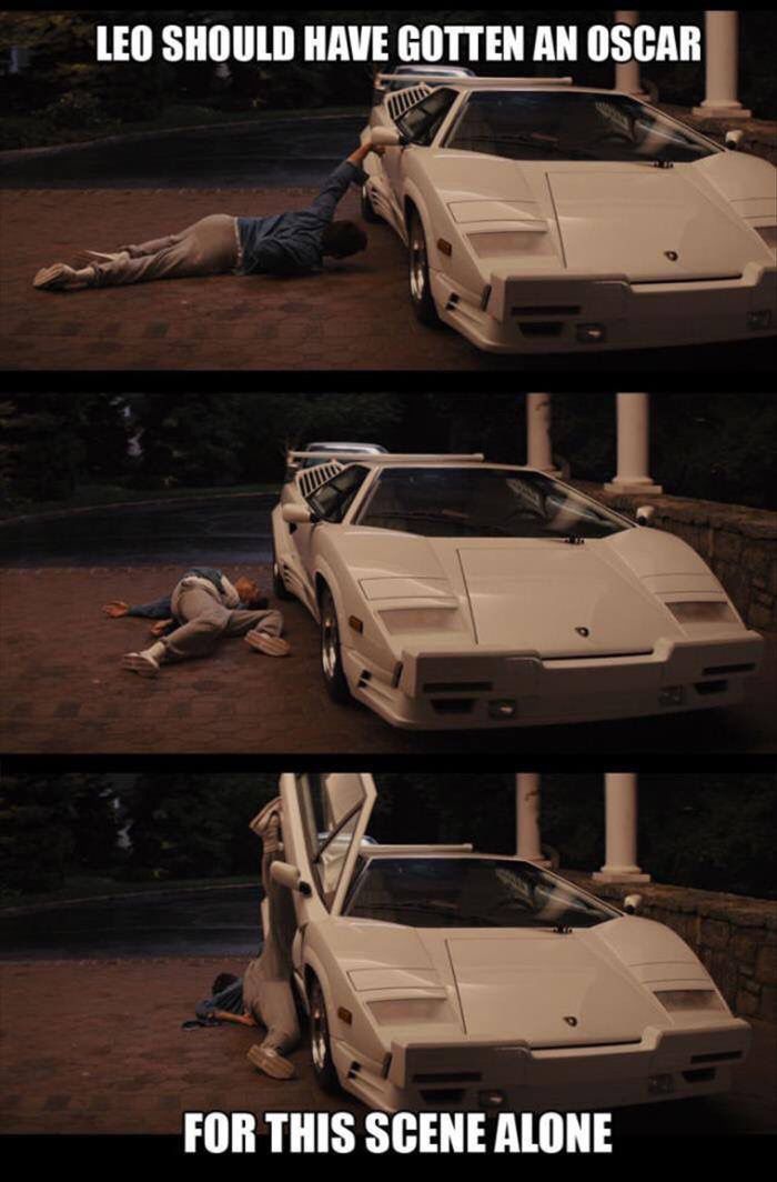 QUAALUDE scene - Jordan Belford (Leonardo DiCaprio) in The Wolf of Wall Street
