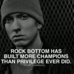 Rock Bottom vs Privilege