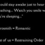 Romantic or Restraining Order