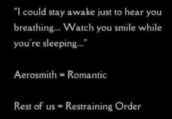 Romantic or Restraining Order